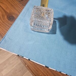 Lead Crystal Glass Trinket Box 24 % Lead Crystal. Like New